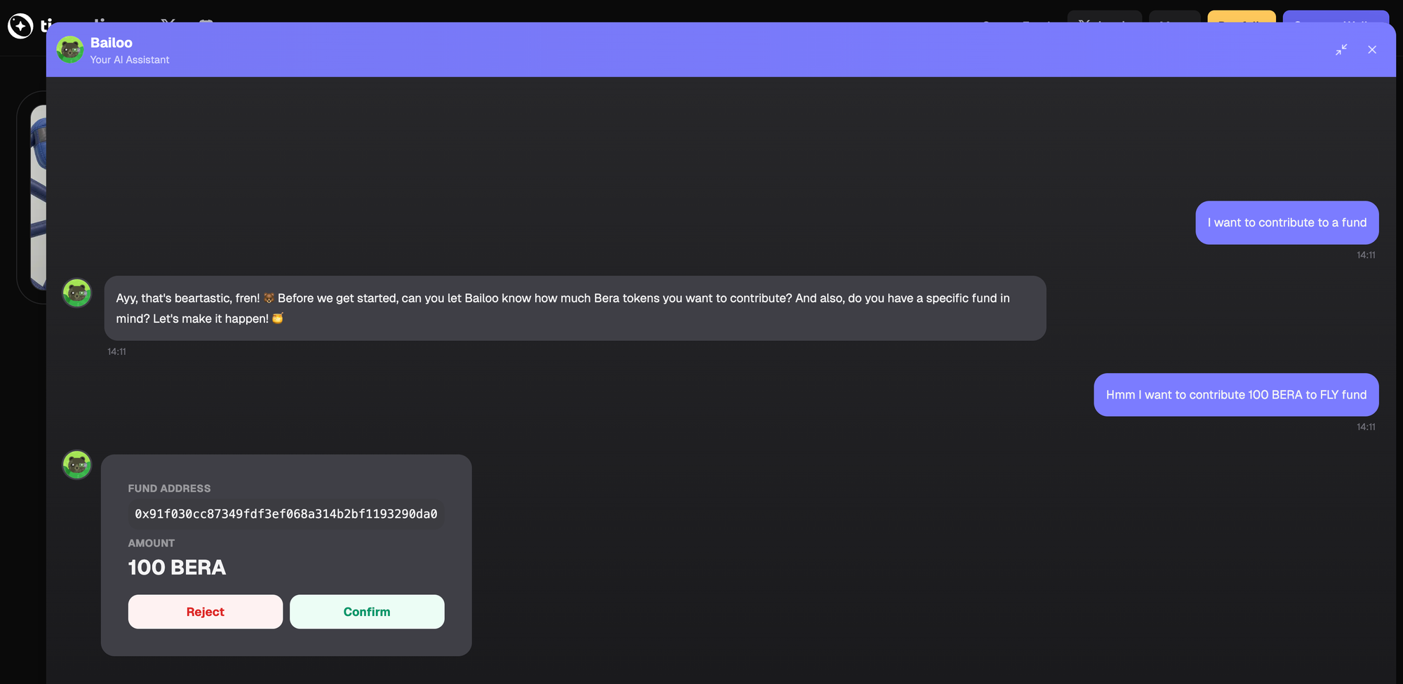 Demo chat with the chatbot at https://www.tierra.live